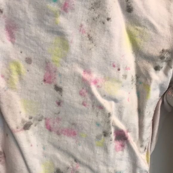 Paint Spattered Denim Jeans - Picture 4 of 6